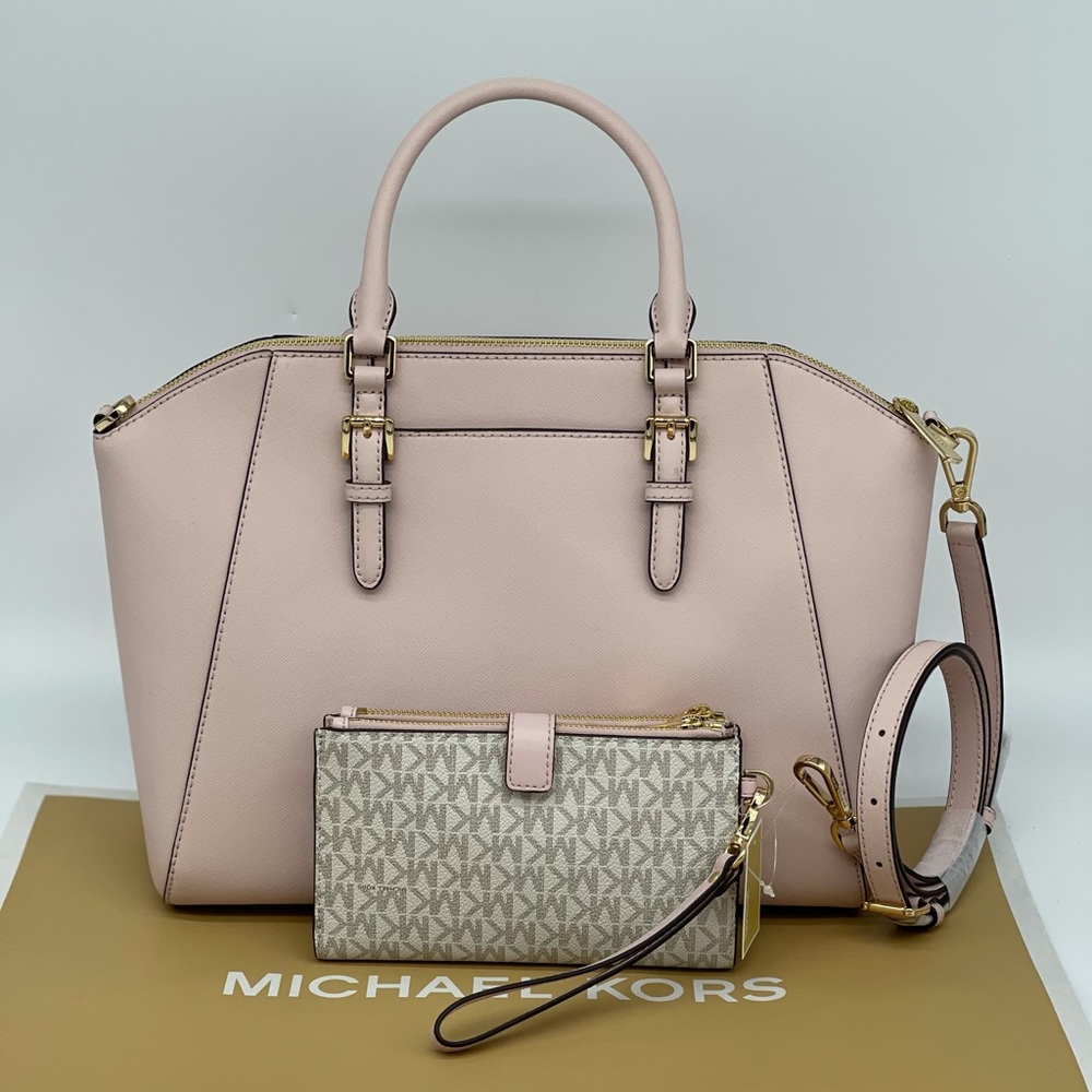 Michael Kors Ciara LG Satchel & Double Zip… - Picture 4 of 15